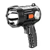 Solar USB Rechargeable LED Flashlight Camping Torch for Camping Hiking Emergency