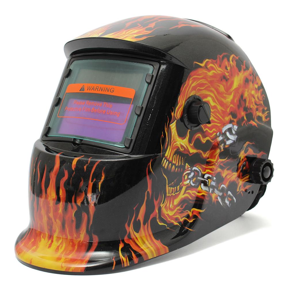

Pro Solar Auto Darkening Welding Helmet Arc Tig Mig Skull Mask, 501 Original