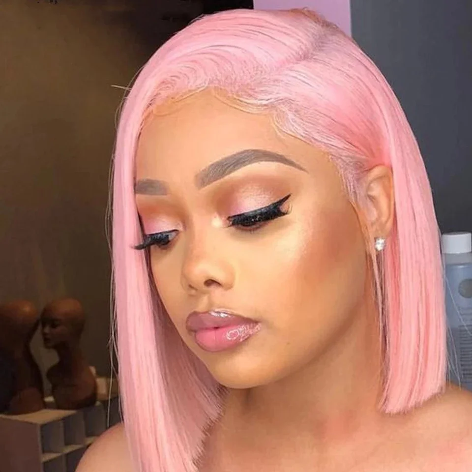 Jewtribute Hair®|Pink Lace Front Wig Straight  Wigs
