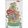 Mouse-14CT Stamped Cross Stitch 20*32cm/7.87*12.6in