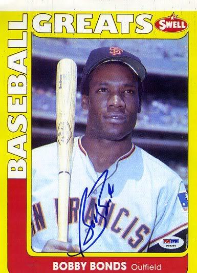 Bobby Bonds Signed Psa/dna 8x10 Autograph