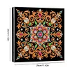 Schwarzes Gold, Mandala-Blumenornament, speziell geformte 5D-DIY-Teilbohrer, Diamanten, Punkte, Edelstein-Kunstsets mit Rahmen, Diamanten, Gem&auml;lde, Ed