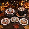 8pcs Full Drill DIY Gem Art Diamond Painting Set Halloween(floral ghost)