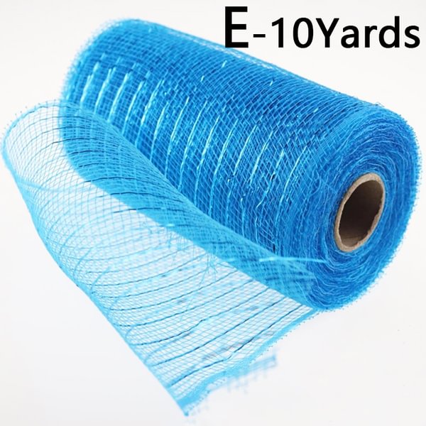 10Yard Gift Package Poly Mesh Ribbon Flower Wraping for Wreaths Making Christmas Decoration - Shop Trendy Women's Fashion | TeeYours