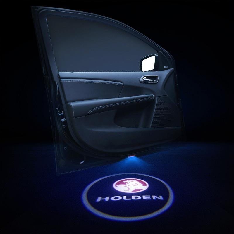 2pcs LED Car Door Courtesy Projector Laser Ghost Shadow Light For Holden  Logo  dxncar