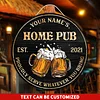 Home Pub Customized Tin Painting / Wooden Painting (Round 12*12 inches)