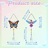2pcs Butterfly Bird Diamond Painting Double-sided Crystal Window Suncatcher Craft Set Birthday Gifts Home Garden Decor Hanging Kit