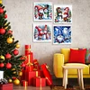 4Pcs/set Diamond Painting-DIY Full Round Drill Winter Goblin(40*40 CM)