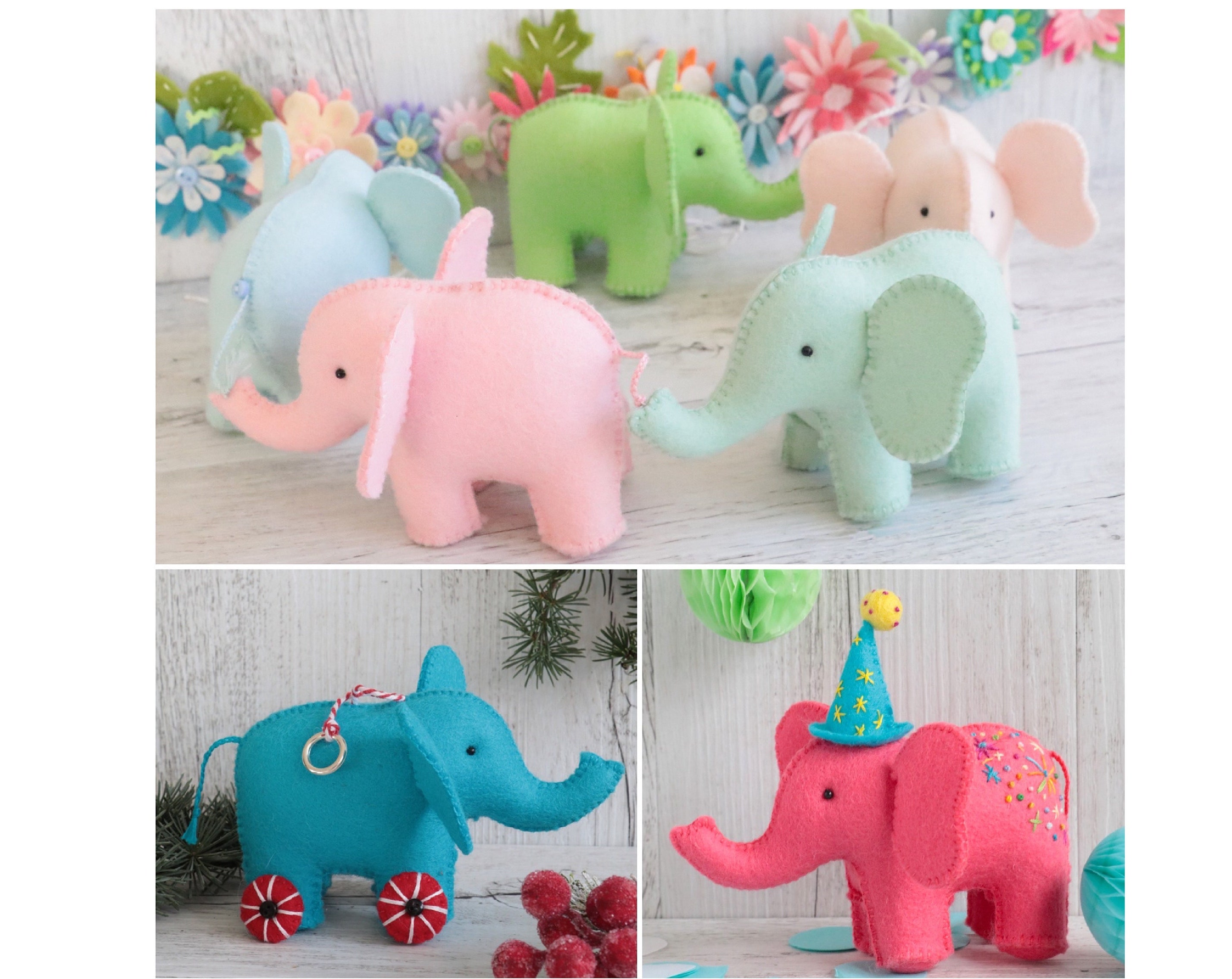  Lovely Elephant Decor Template with Instructions