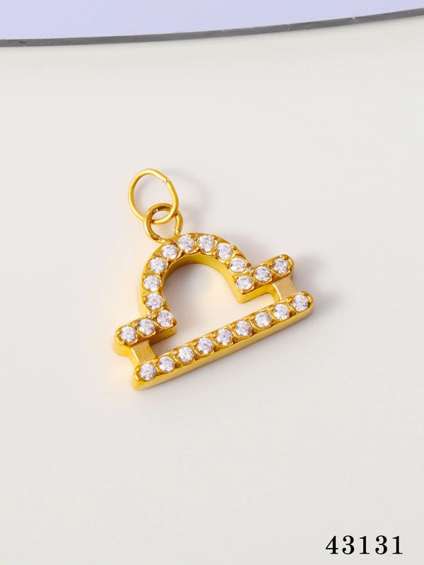 1 Piece 1 Set 304 Stainless Steel Constellation Pendant Chain Jewelry Accessories