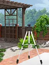 1m Level Tripod Aluminum Alloy Adjustable Height Self Leveling Bracket Rack