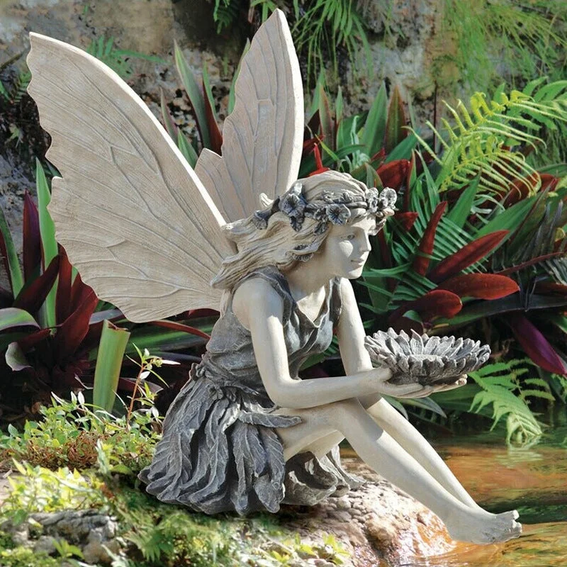 Angel Fairy Statue Resin Crafts Garden Decoration