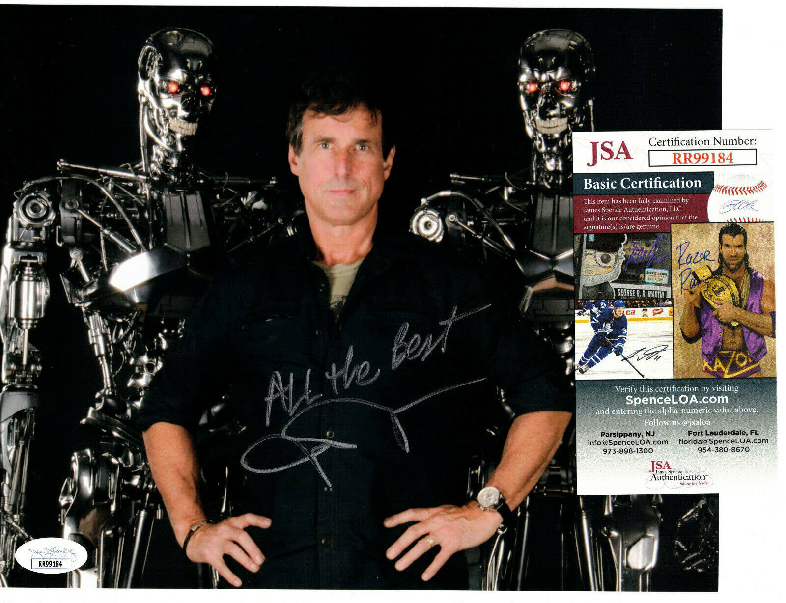 John Rosengrant Signed 8x10 Photo Poster painting Autograph, The Terminator, Effects, JSA COA