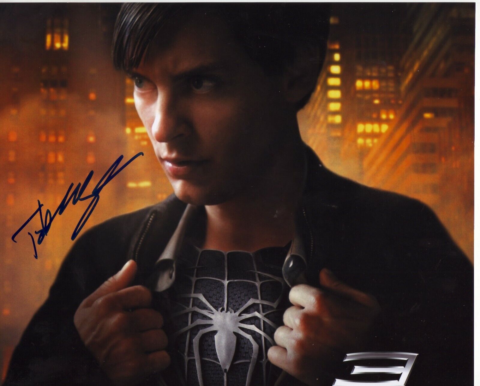 TOBEY MAGUIRE - SPIDERMAN AUTOGRAPH SIGNED PP Photo Poster painting POSTER