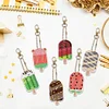 6pcs DIY Diamond Painting Ice Cream Keychains