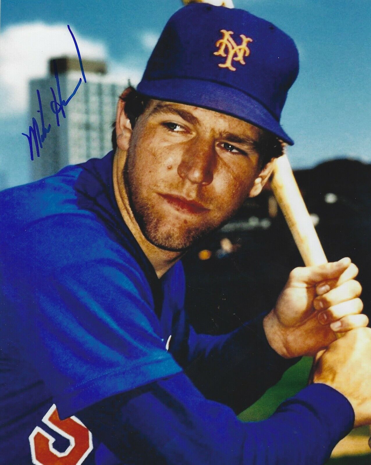 Signed 8x10 MIKE HOWARD NEW YORK METS Autographed Photo Poster painting - COA