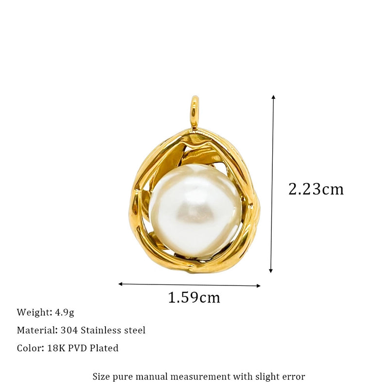 1 Piece 304 Stainless Steel Geometric Pendant Jewelry Accessories