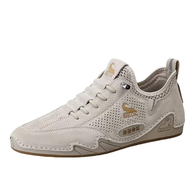 DANRRIO Breathable Leather Soft Soled Outdoor Men's Sneaker DANRRIO.COM DANRRIO