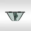 Men's Low Waist Sexy Ice Silk Ultra-Thin Transparent Elastic Briefs
