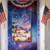 Diamond Painting -DIY Round Drill Independence Day Happy Fireworks(60*40CM)