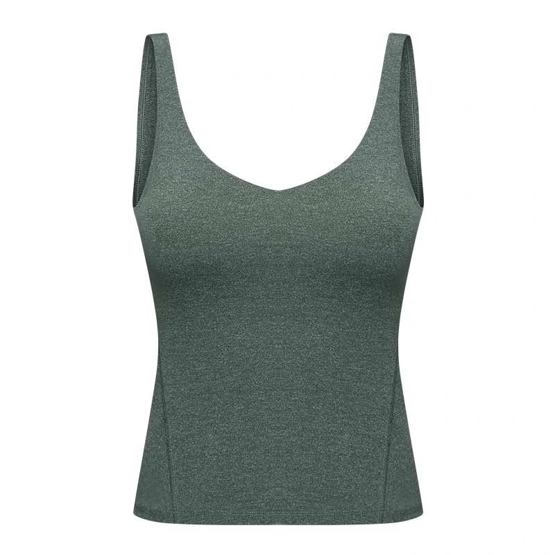 Hergymclothing sleeveless v neck vest of high quality