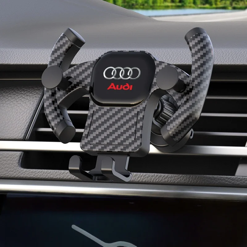 Steering wheel car vent hook car interior multi-functional navigation anti-shake bracket car phone holder