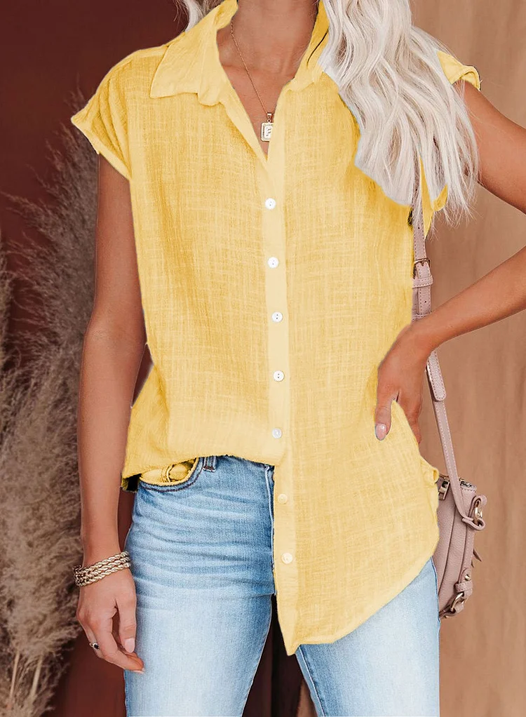 women's cotton linen casual shirt socialshop