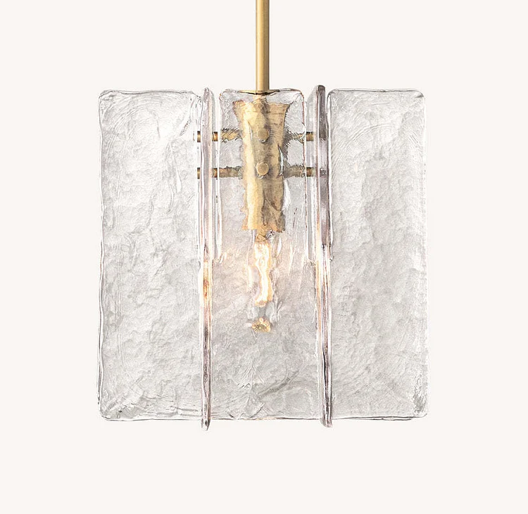 Lattice Clear Glass Pendant Vjlight