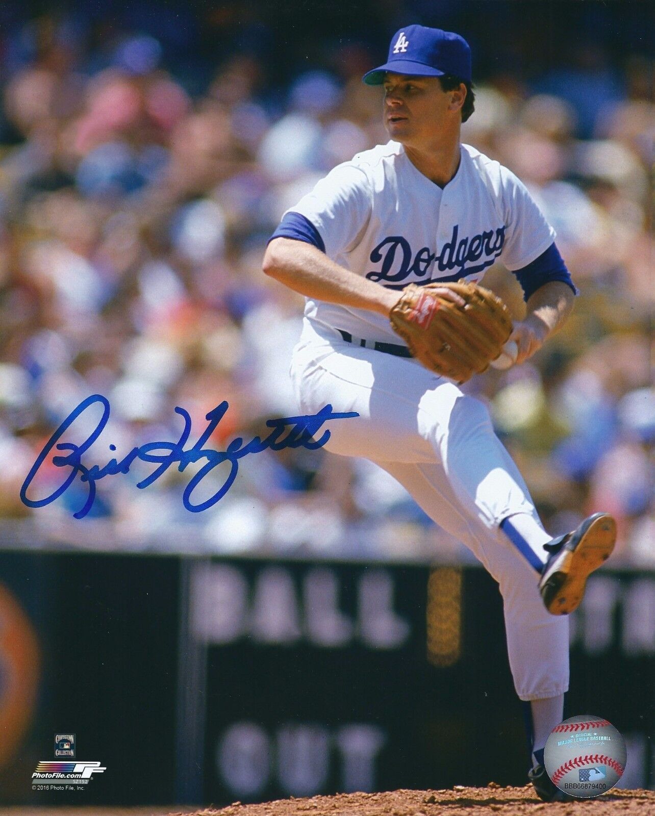 Signed 8x10 RICK HONEYCUTT Los Angeles Dodgers Autographed Photo Poster painting - COA