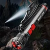 Multifunctional Military Strong Light Flashlight Outdoor Emergency Rechargeable Telescopic Zoom High Power LED Flashlight