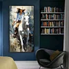Girl Riding Horse-11CT Stamped Cross Stitch 40*70cm/15.75*27.56in(Big Size)