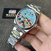 Rolex Oyster Perpetual 41mm/36mm M124330 Stainless Steel with Turquoise Dial (Celebration Motif) Oystersteel Top Replica