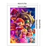 Super Mario Bros.-11CT Stamped Cross Stitch 40*60cm/15.75*23.62in (Big Size)