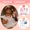 African American 20'' Handmade Vivienne Realictic and Lifelike Reborn Toddler Baby Doll Girl Best Gift Ideas - RBBI-Myrebornbabydoll&reg; Myrebornbabydoll&reg;