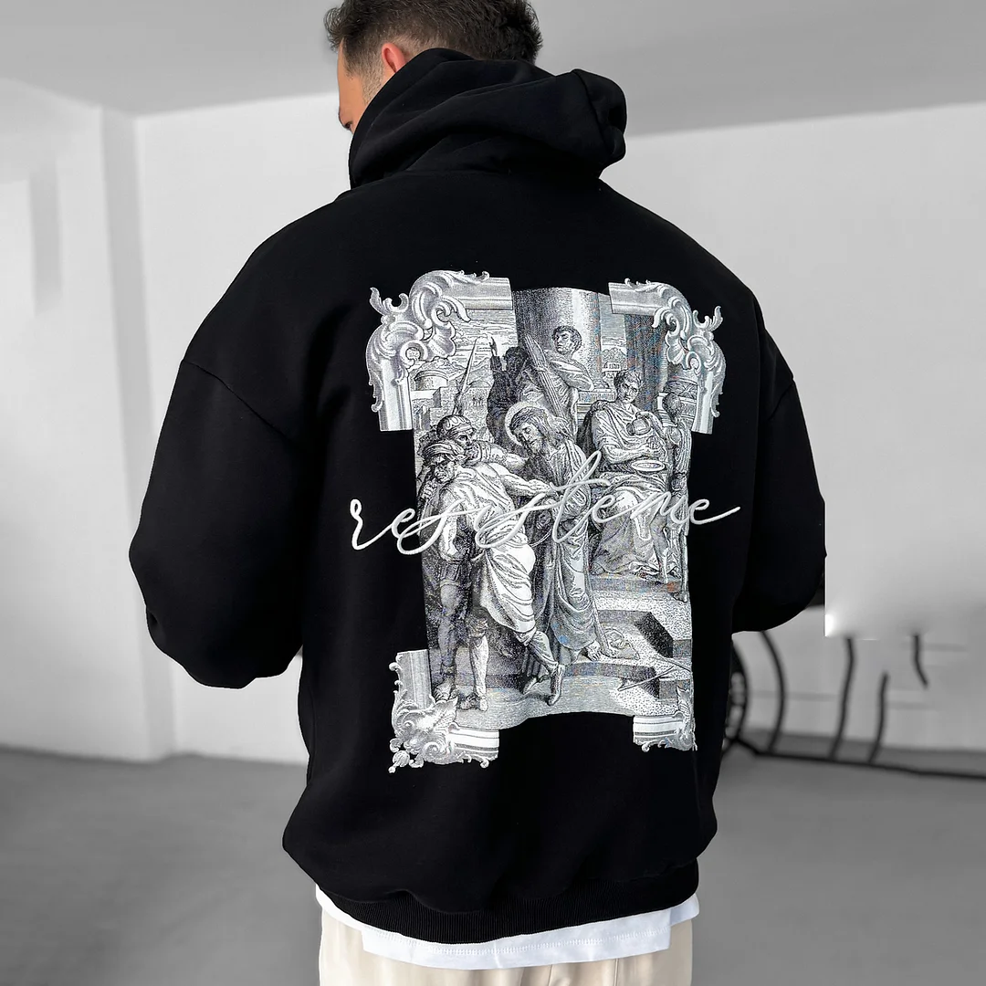 Street Art Design Casual Oversized Hoodie