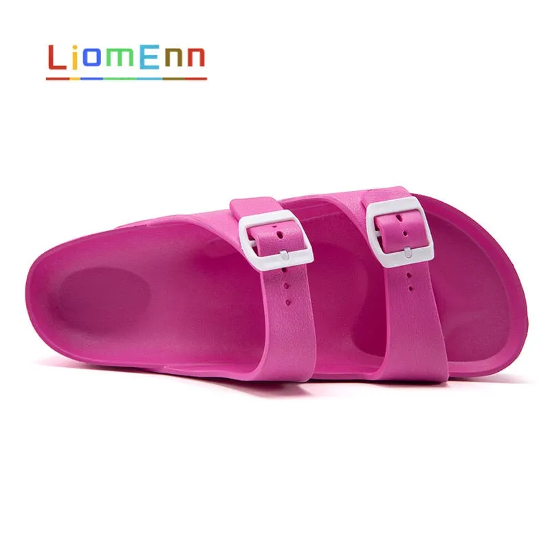 Summer Platform Slippers Women Shoes EVA Home House Slippers Casual Shoe Woman Pink White Red Beach Sandals Slides flip flops