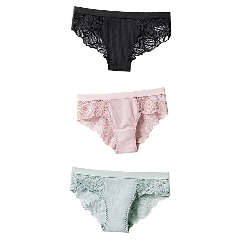 Billionm Confort Panties Sexy Panty Seampless Briefs Lace Women Underwear Lingerie for Female Girl Floral Pantys Underpants