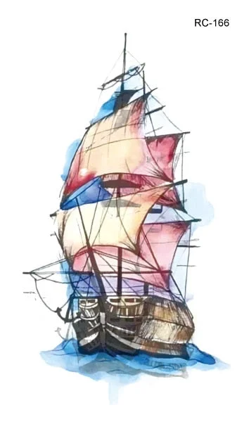 Mermaid Cat Fox Flower Wind chimes rabbit Waterproof Temporary Tattoo Sticker Rose Flash Tattoos Body Art Fake Arm tatoo Women