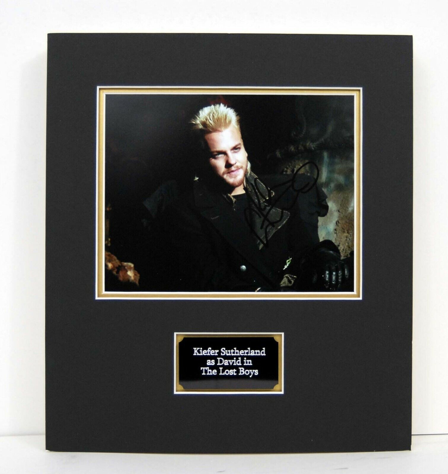 Kiefer SUTHERLAND The Lost Boys Signed & Mounted Photo Poster painting Display AFTAL RD COA