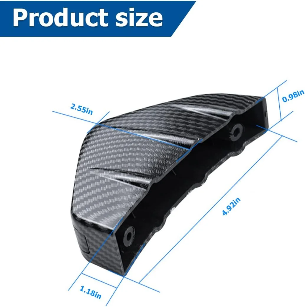 4pcs Car Lower Bumper Lip Diffuser, Anti-collision Accessories Spoiler Protector