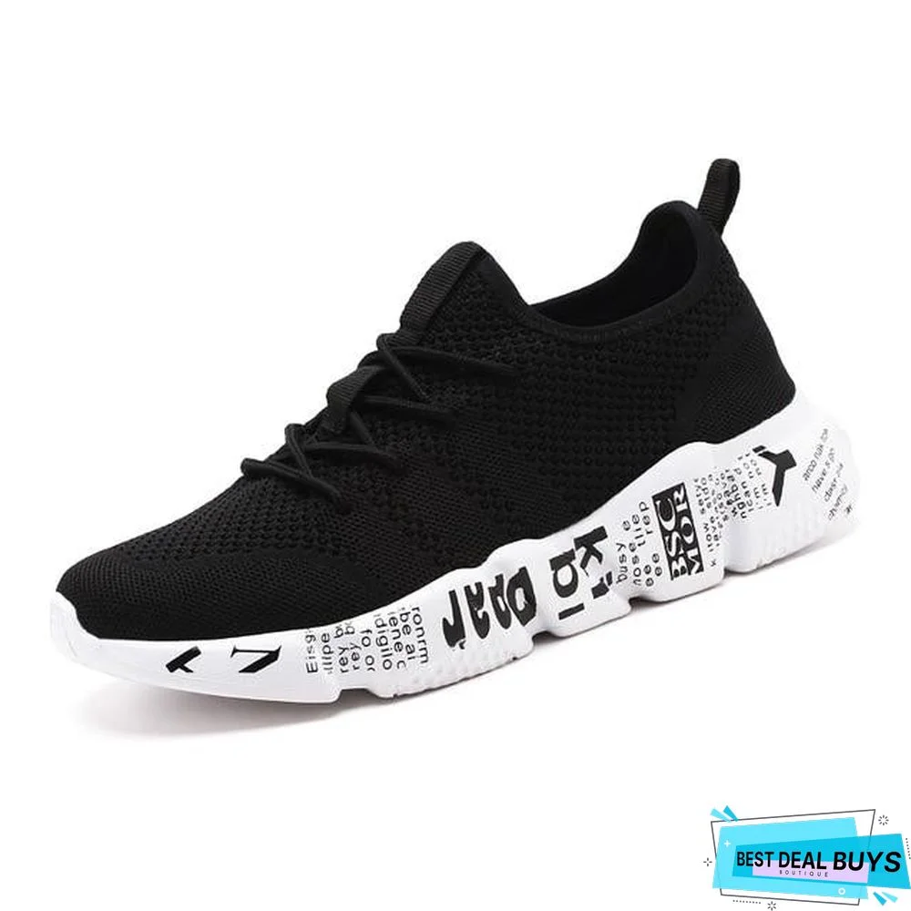 Men Casual High Quality Fashion Style Shoes Comfortable Mesh Outdoor Walking Jogging Sneakers