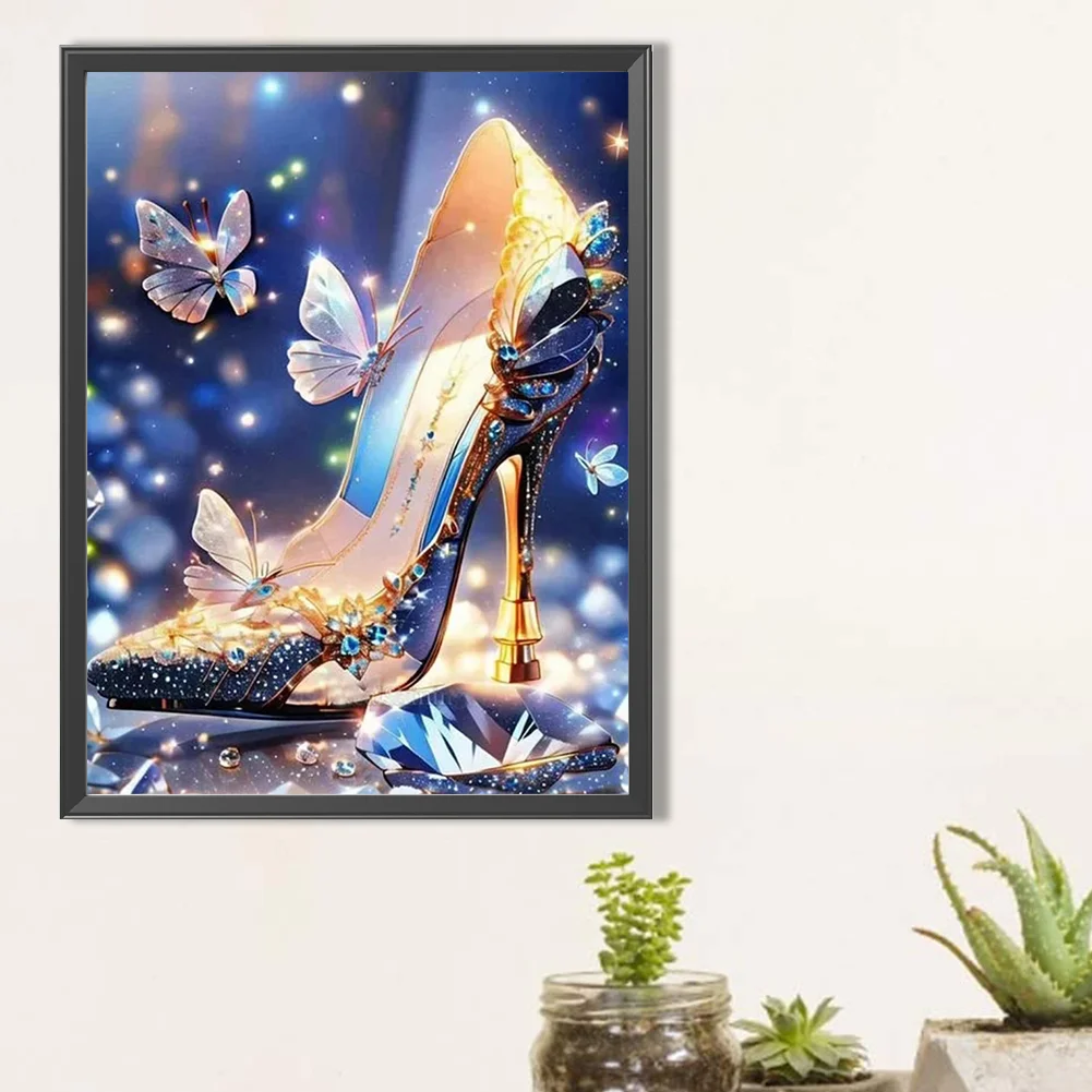 Partial AB Diamond Painting - Full Round Drill - Dream High Heels(Canvas|35*45cm)