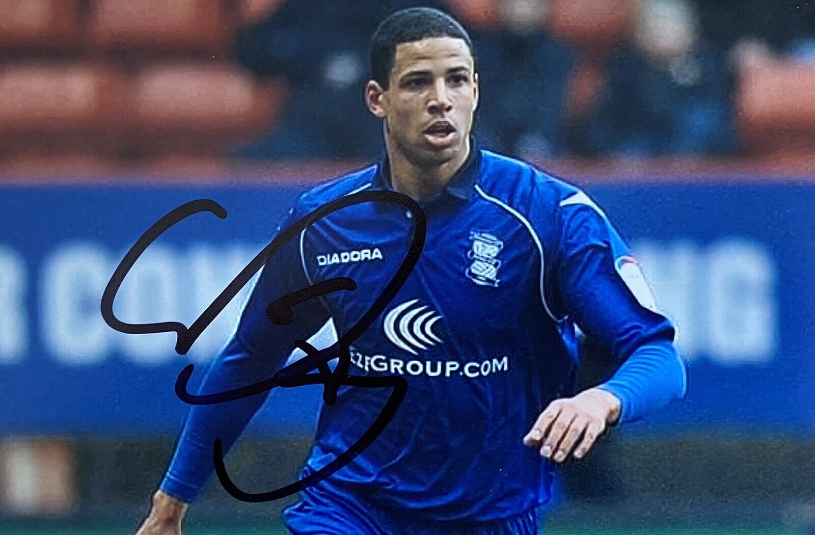 Curtis Davies Genuine Hand Signed Birmingham City 6X4 Photo Poster painting 2