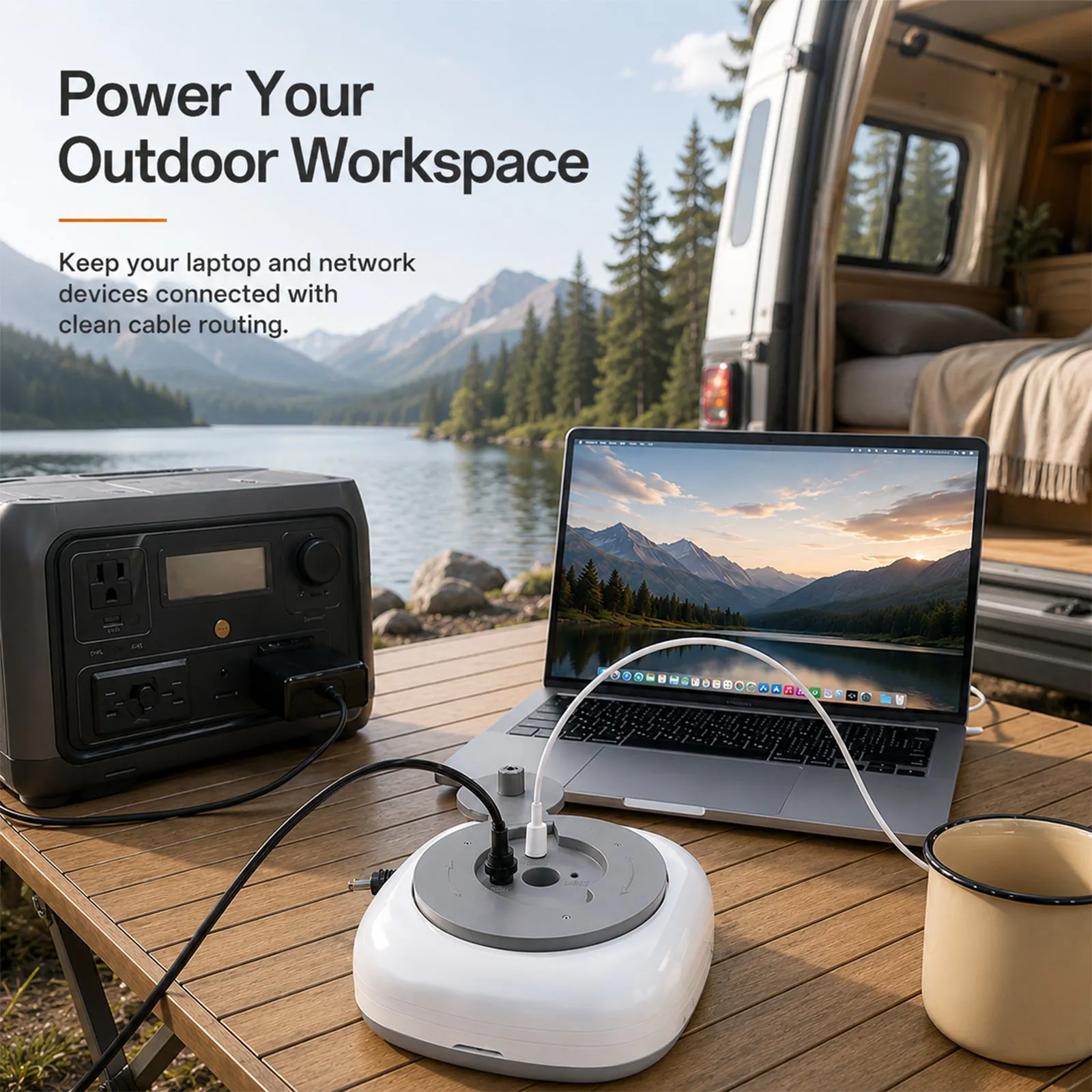 Haovix CR15 cable storage hub