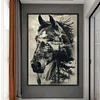 (Stamped/Counted) Horse Silhouette-11CT Cross Stitch 40*60cm(Big Size)