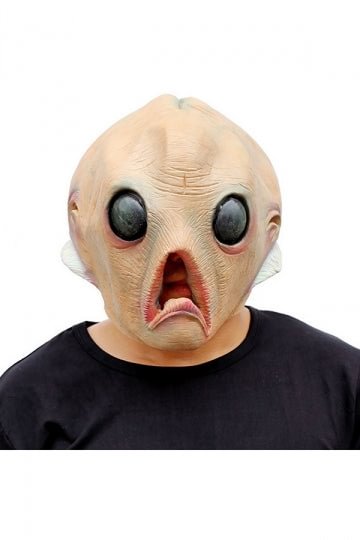 Scary Horrible Adult Alien Latex Mask For Halloween Costume Party-elleschic
