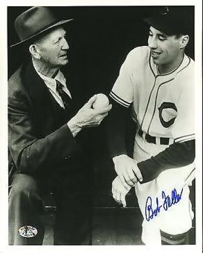 Bob Feller Signed 8x10 Photo Poster painting Sop Cert Jsa Autograph Authentic