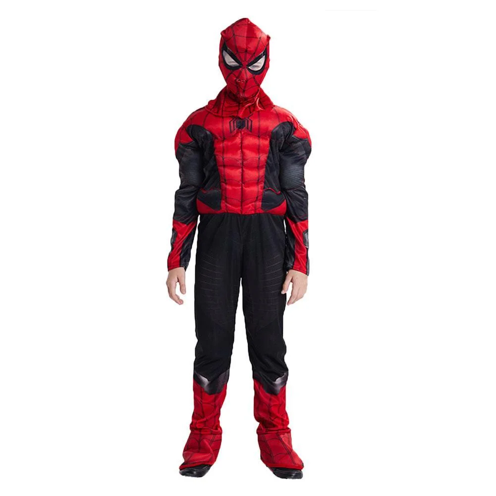 Kids Spiderman Muscle Jumpsuits Halloween Cosplay Costume Far From Home Superhero Fancy Costumes