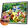 Cartoon Figur - runder Bohrer Diamantmalerei - 55*45cm