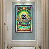 (40*65cm)Skull Card - Full Round Drill Diamond Painting